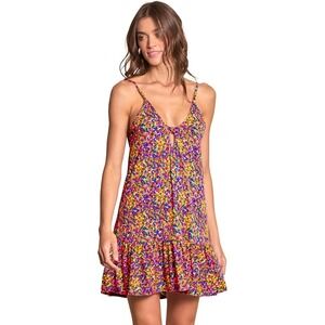 Maaji Dress Floral Swimsuit Coverup Size Small Vacation Resortwear